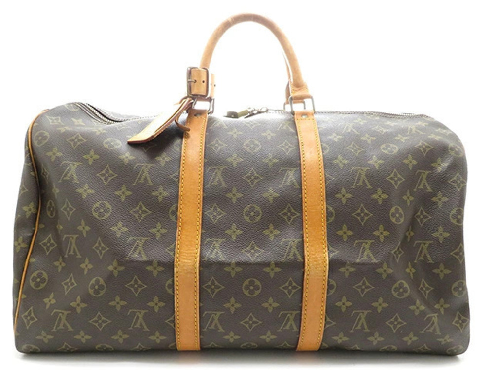 LOUIS VUITTON Keepall Boston Bag Monogram